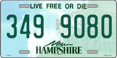 NH license plate 3499080