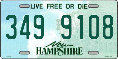 NH license plate 3499108