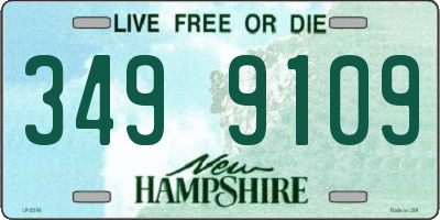 NH license plate 3499109