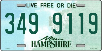 NH license plate 3499119
