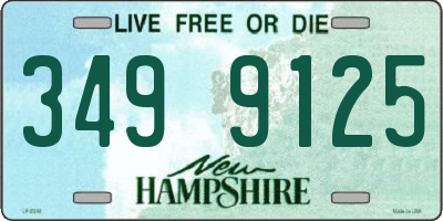 NH license plate 3499125