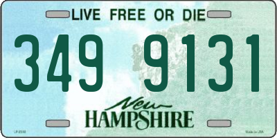 NH license plate 3499131