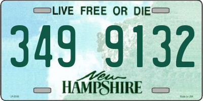 NH license plate 3499132