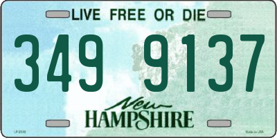 NH license plate 3499137