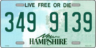 NH license plate 3499139