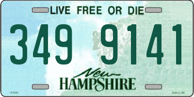 NH license plate 3499141