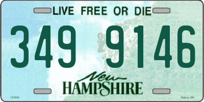 NH license plate 3499146
