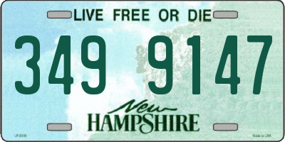 NH license plate 3499147