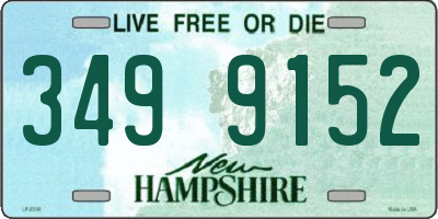 NH license plate 3499152