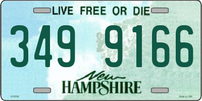 NH license plate 3499166