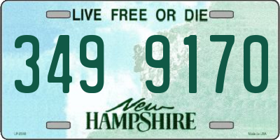 NH license plate 3499170