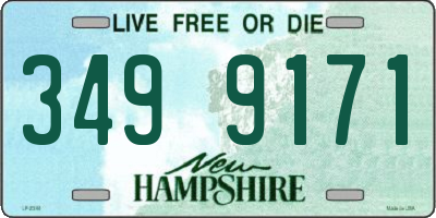 NH license plate 3499171