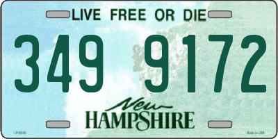 NH license plate 3499172