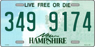 NH license plate 3499174