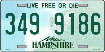NH license plate 3499186