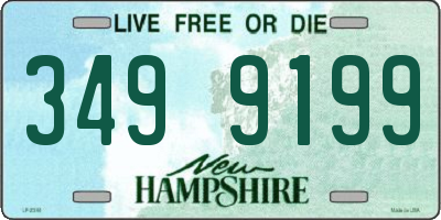 NH license plate 3499199