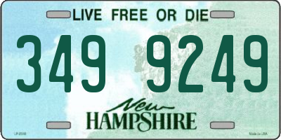 NH license plate 3499249