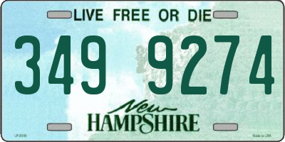 NH license plate 3499274