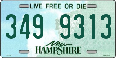 NH license plate 3499313