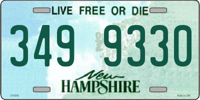 NH license plate 3499330