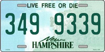 NH license plate 3499339