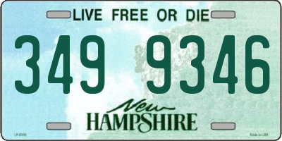 NH license plate 3499346