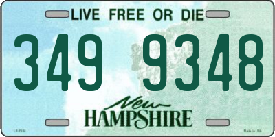 NH license plate 3499348