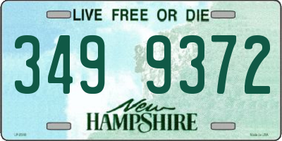 NH license plate 3499372