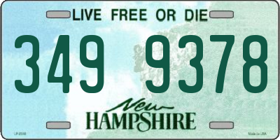 NH license plate 3499378