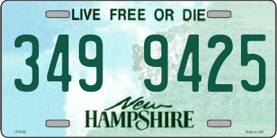 NH license plate 3499425