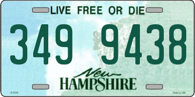 NH license plate 3499438
