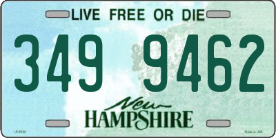 NH license plate 3499462