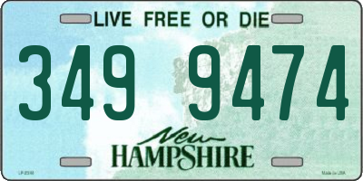 NH license plate 3499474