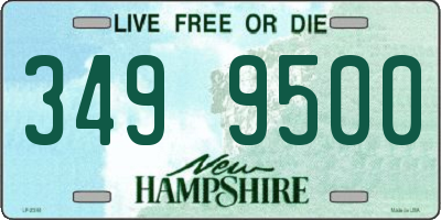 NH license plate 3499500