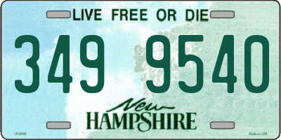 NH license plate 3499540