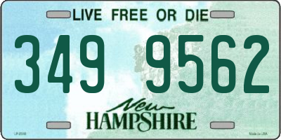 NH license plate 3499562
