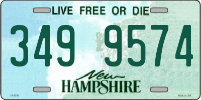 NH license plate 3499574