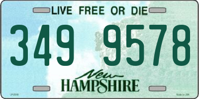 NH license plate 3499578