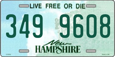 NH license plate 3499608
