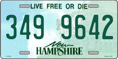 NH license plate 3499642