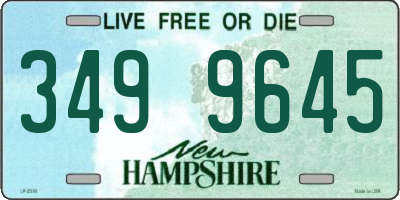 NH license plate 3499645