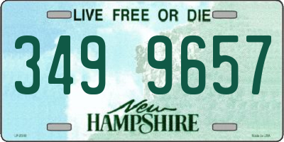 NH license plate 3499657