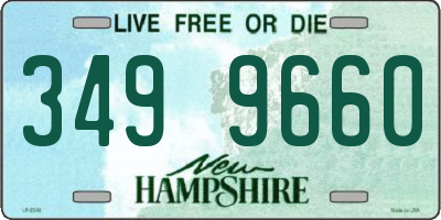 NH license plate 3499660