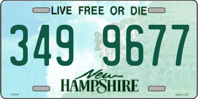 NH license plate 3499677