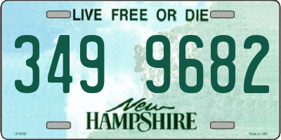 NH license plate 3499682