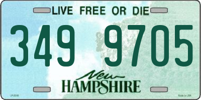 NH license plate 3499705