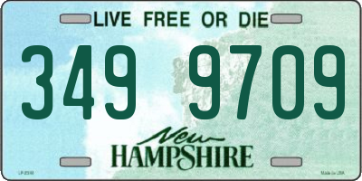 NH license plate 3499709