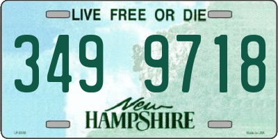 NH license plate 3499718