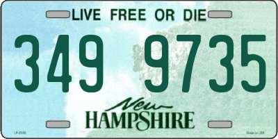 NH license plate 3499735
