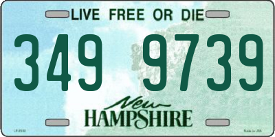 NH license plate 3499739